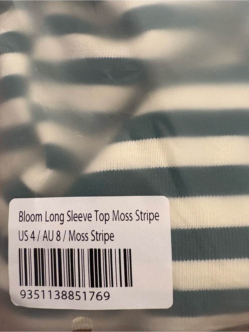 Lioness Bloom Long Sleeve Top in Moss Stripe - Picture 8 of 8